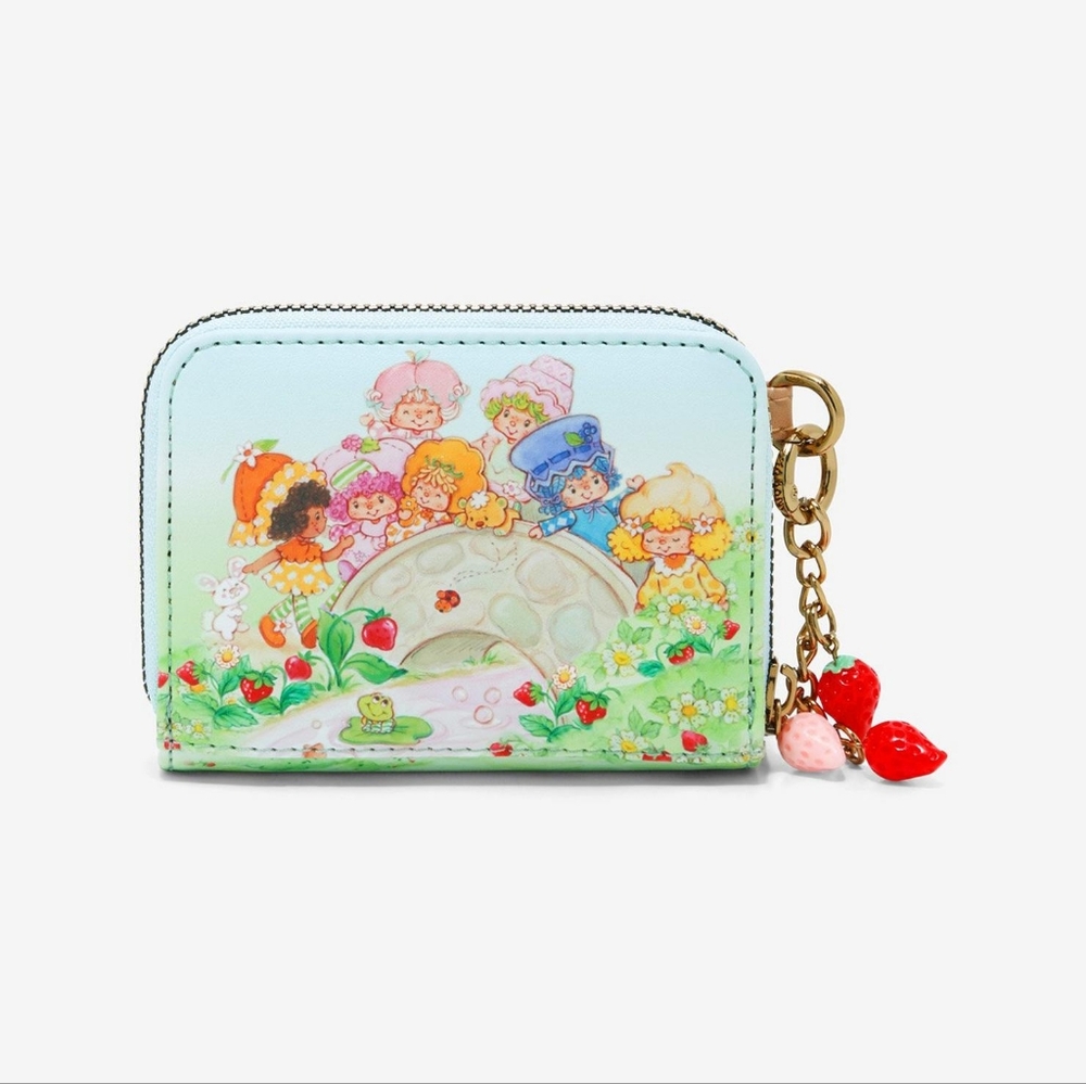 NEW Strawberry Shortcake Characters Mini Zipper Wallet - Picture 6 of 9
